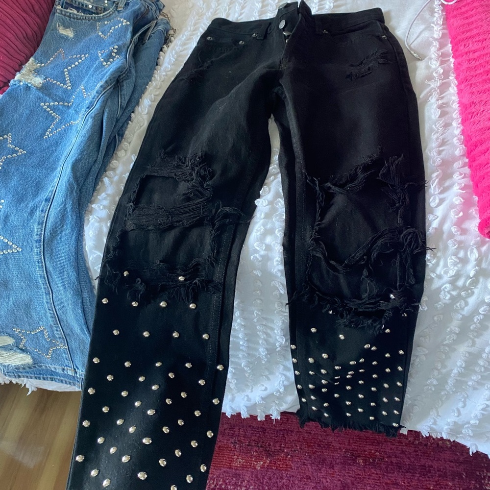 LF size 24 black denim